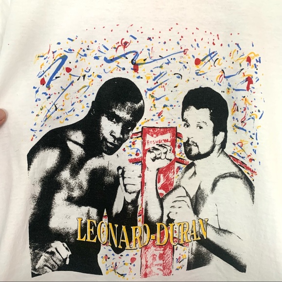 VTG Leonard VS Duran III Uno Mas Tee Single Stitch - Picture 3 of 12